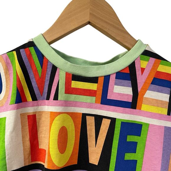 Lakwena X H&M T Shirt Youth 8/10 Colorful Collab Lovely Day - Picture 2 of 7